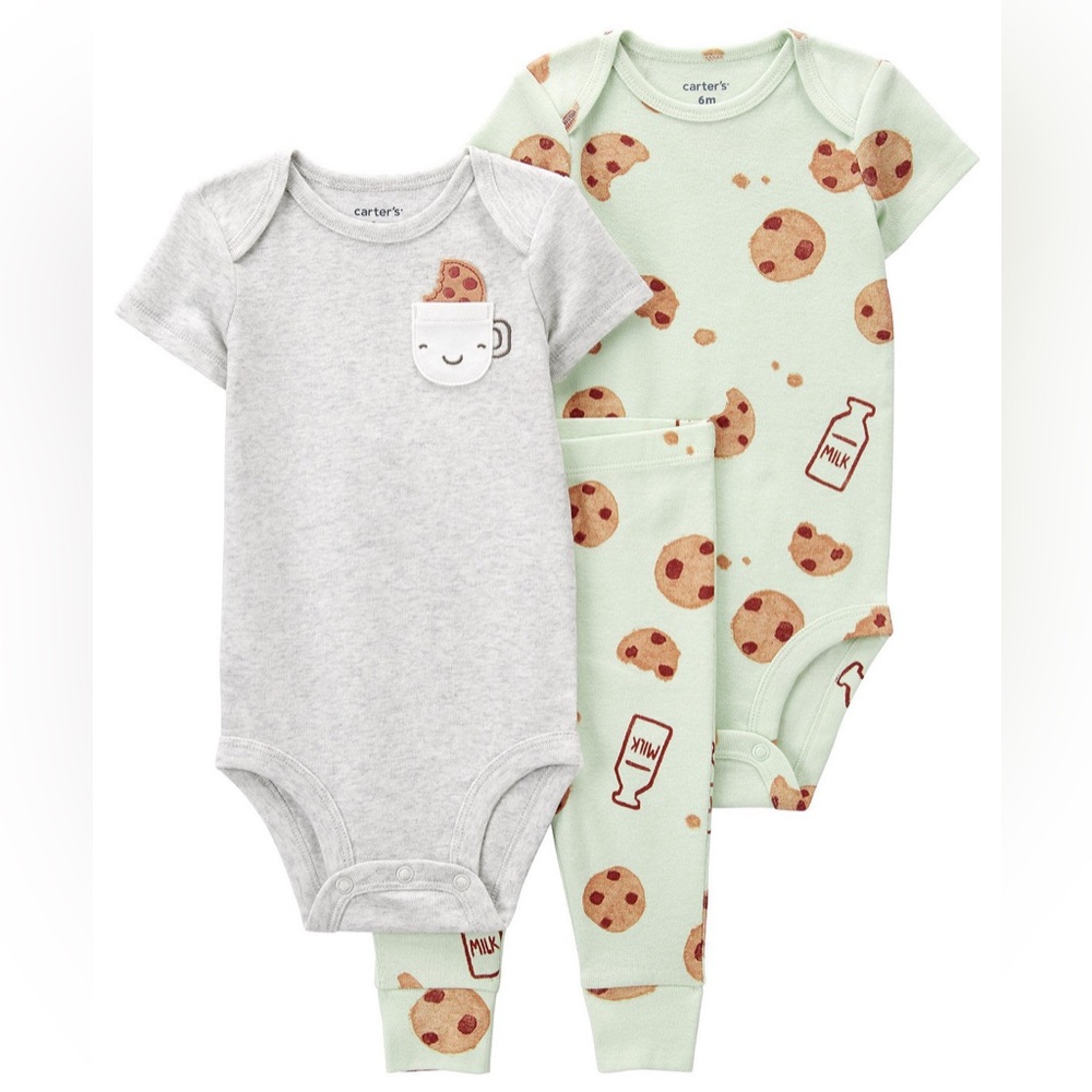 Carter’s Baby cookies and milk bodysuit set 
Tag still intact